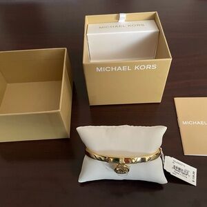 Michael Kors Gold-Tone Charm Bracelet